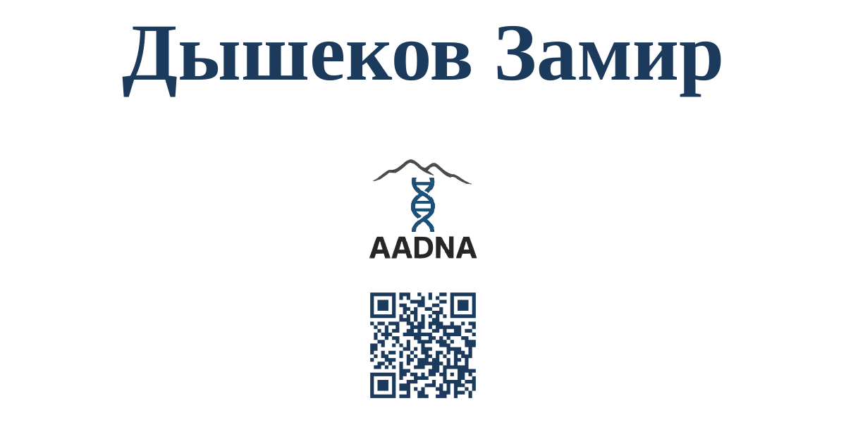 Дышеков Замир