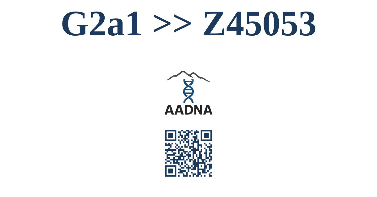 G2a1 &ampgt;&ampgt; Z45053