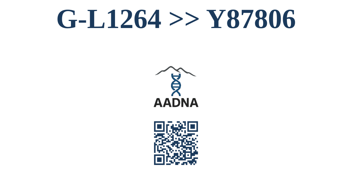 G-L1264 &ampgt;&ampgt; Y87806